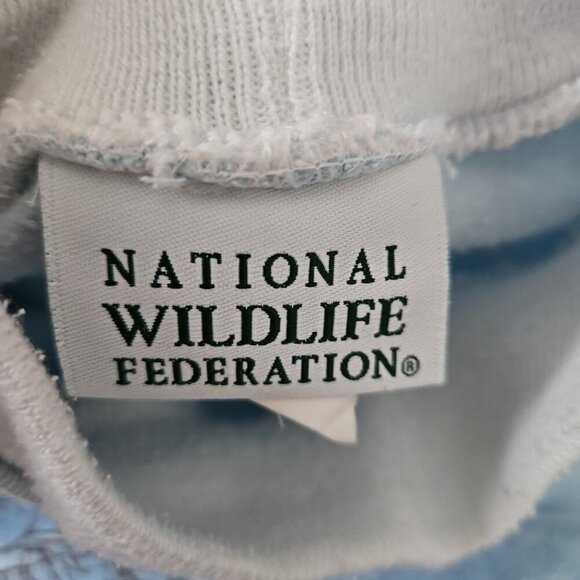 Vtg 80s 90s All Over Print Winter Wonderland Nature Sweatshirt Art Graphic XL - Picture 5 of 14